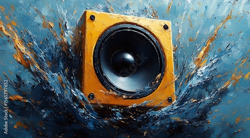 Immersive Audio Speaker in Dynamic Water Splash