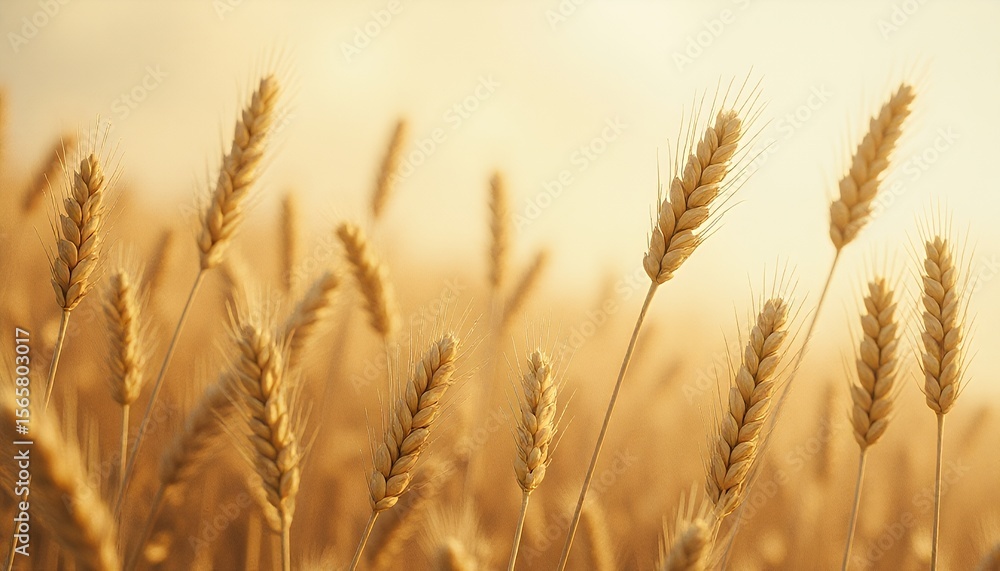 Golden Wheat Field at Sunset Golden Wheat Field at Sunset