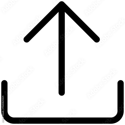 upload icon for user interface, user experience, website, application, printing, document, poster design, etc
