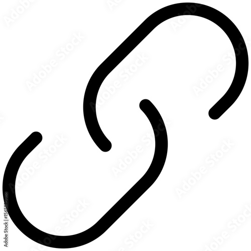 link icon for user interface, user experience, website, application, printing, document, poster design, etc