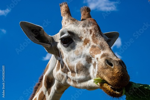 portrait of a giraffe