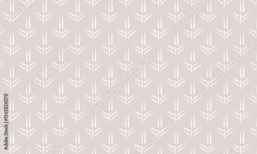 Elegant Art Deco Arrow Pattern - Geometric Neutral Seamless Background