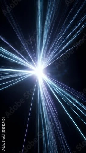 Abstract Background Light Lines Blue Dark Motion Effect Speed