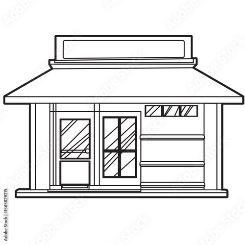 vector illustration of a house