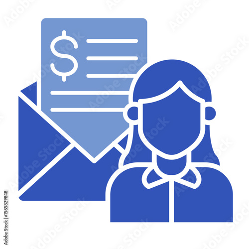 Employee Payslip  Icon Element For Design