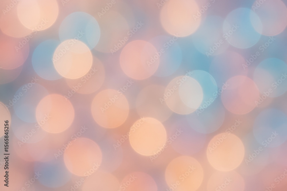 Obraz premium Elegant multicolored bokeh light effects creating dreamy romantic atmosphere background