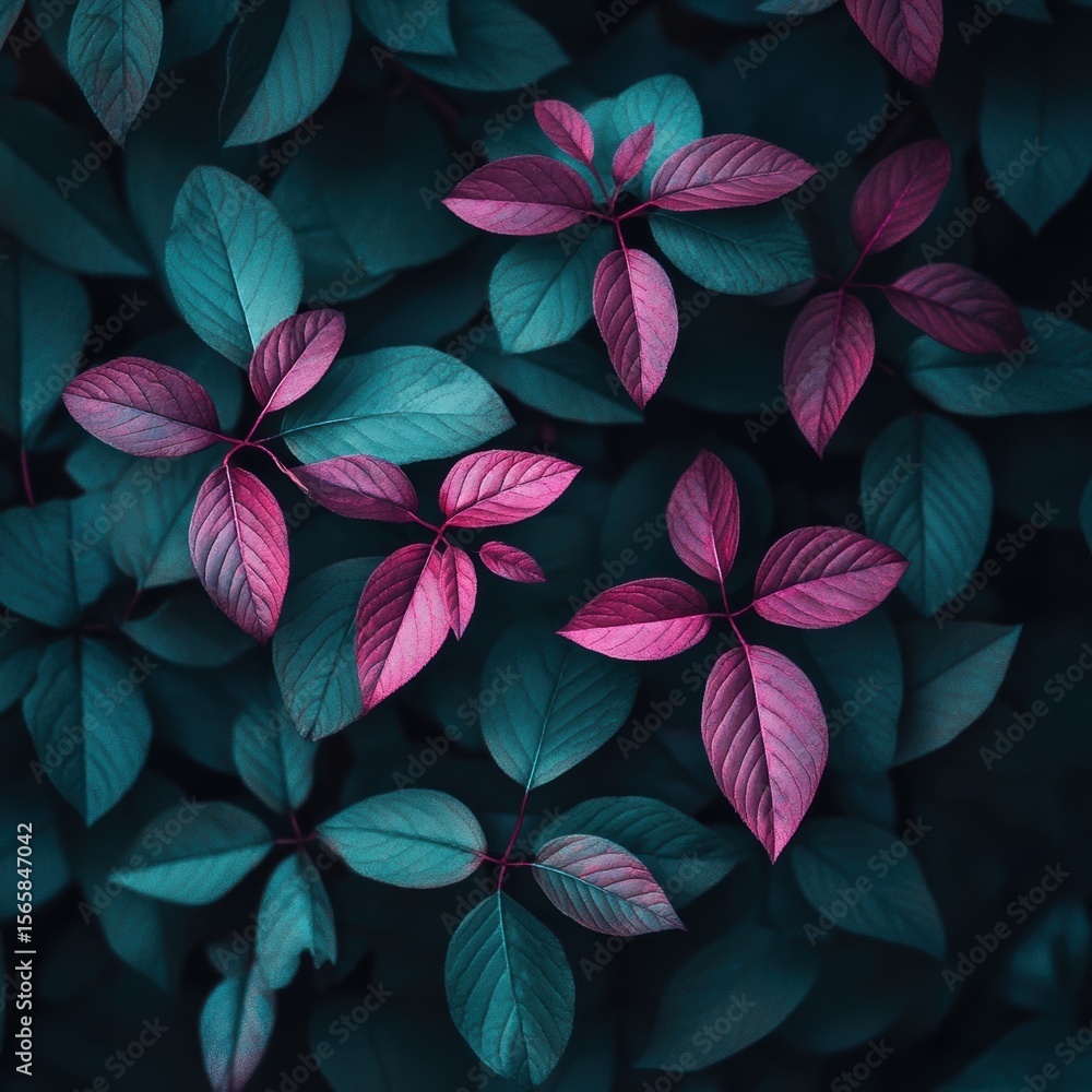 Vibrant Leaves with Intriguing Colors Vibrant Leaves with Intriguing Colors