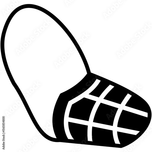 pet muzzle glyph icon