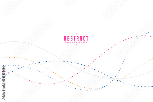 curvy style dotted spot texture abstract background