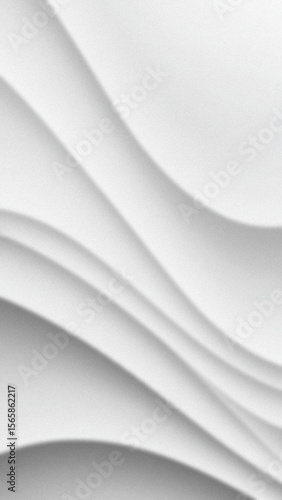 Wallpaper Mural Smooth white fabric with soft shadows and gentle curves creating an abstract background Torontodigital.ca