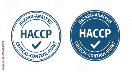 HACCP Hazard Analysis Critical Control Point badge logo