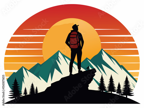 camping illustration