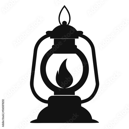 old oil lamp
