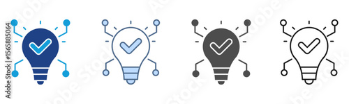 Innovation Icon Set Multiple Style Collection