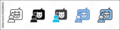 Demonization Icon Pack Multistyle Illustration