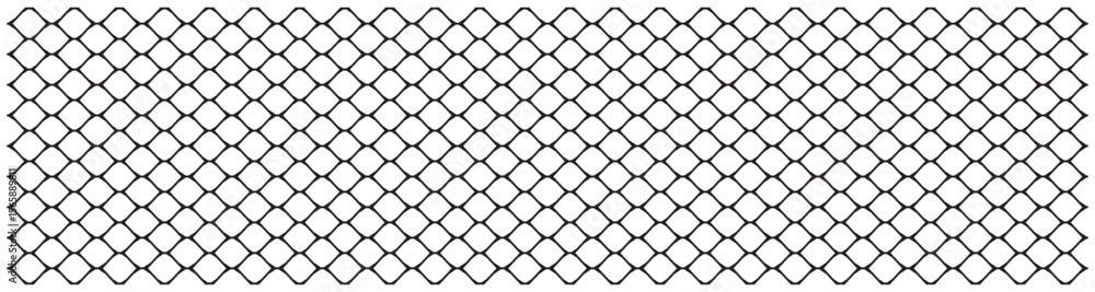 Fototapeta premium Mesh seamless pattern vector texture for wab. teel wire chain link fence seamless pattern. grille fence background,Chain-link mesh fence. EPS 10