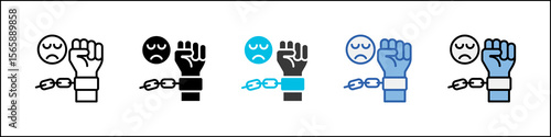 Disempowerment Icon Pack Multistyle Illustration