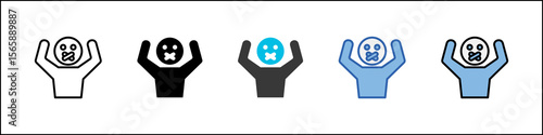 Silencing Icon Pack Multistyle Illustration