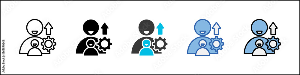Nepotism Icon Pack Multistyle Illustration Nepotism Icon Pack Multistyle Illustration