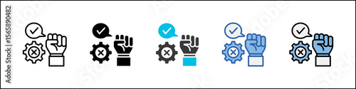 Bigotry Icon Pack Multistyle Illustration
