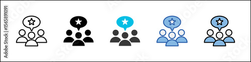 Ethnocentrism Icon Pack Multistyle Illustration