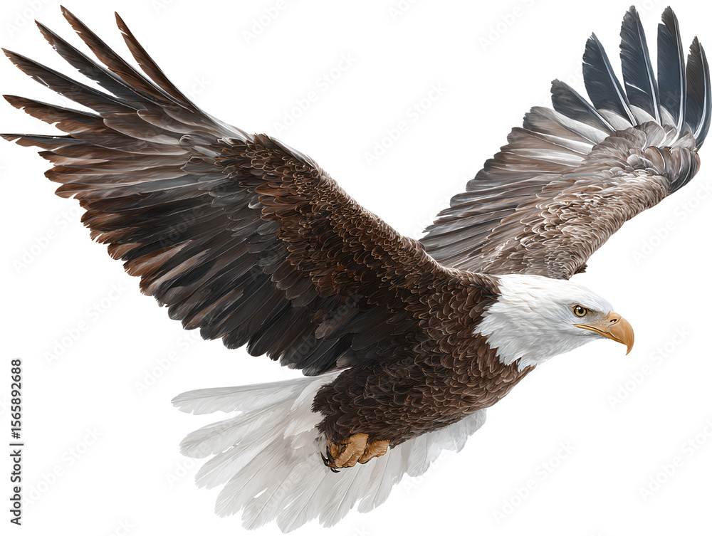 Fototapeta premium Penguin flying, transparent background PNG clipart cutout