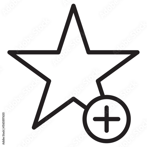 Add to favorite icon vector illustration isolated sign