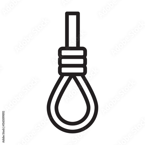 gallows icon vector illustration isolated sign