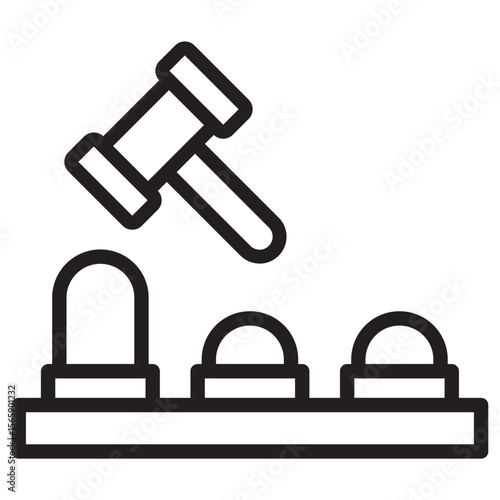 Mole Game Whack icon vector illustration isolated sign