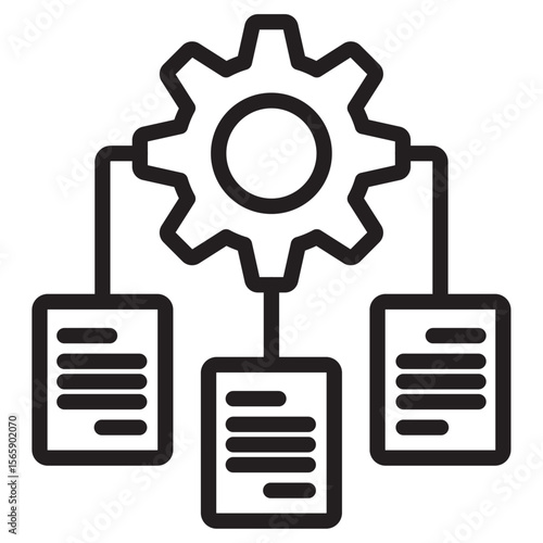 Procurement icon vector illustration isolated sign