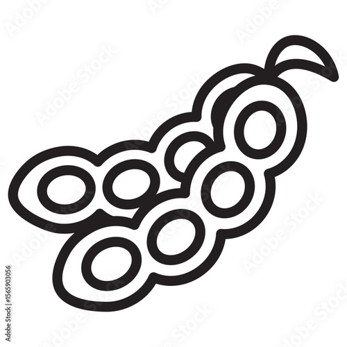 soybeans icon vector illustration isolated sign