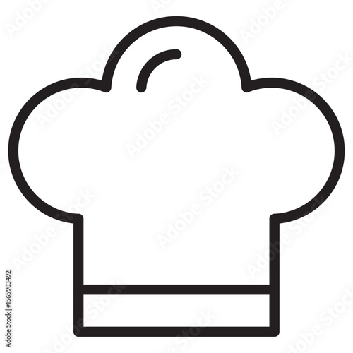 toque icon vector illustration isolated sign