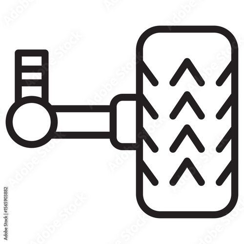 wheel alignment icon vector illustration isolated sign