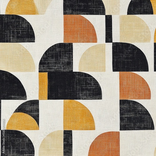 Scandinavian Textile Pattern in Repeat