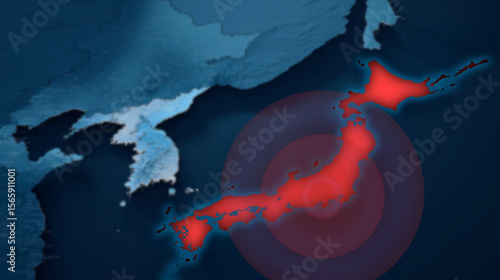  Japan earthquake monitoring visualization