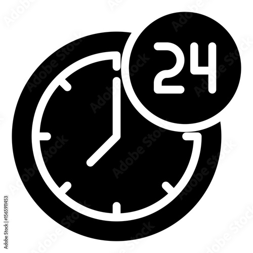 24 hours icon
