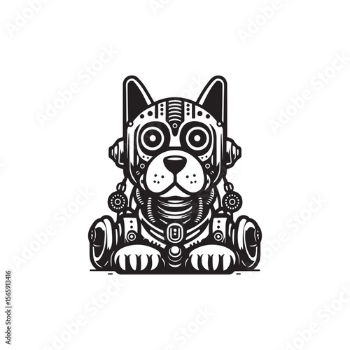 robot dog logo
