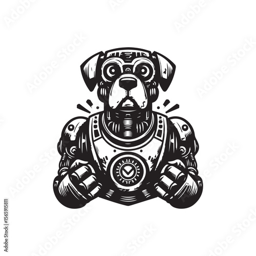robot dog logo