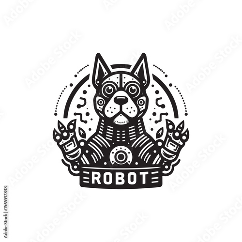 robot dog logo