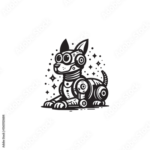 robot dog logo