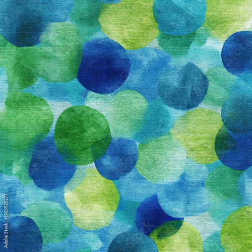 Abstract Watercolor Spots Pattern