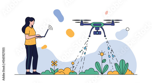 Modern Agricultural Drone Technology for Crop Spraying and Precision Farming