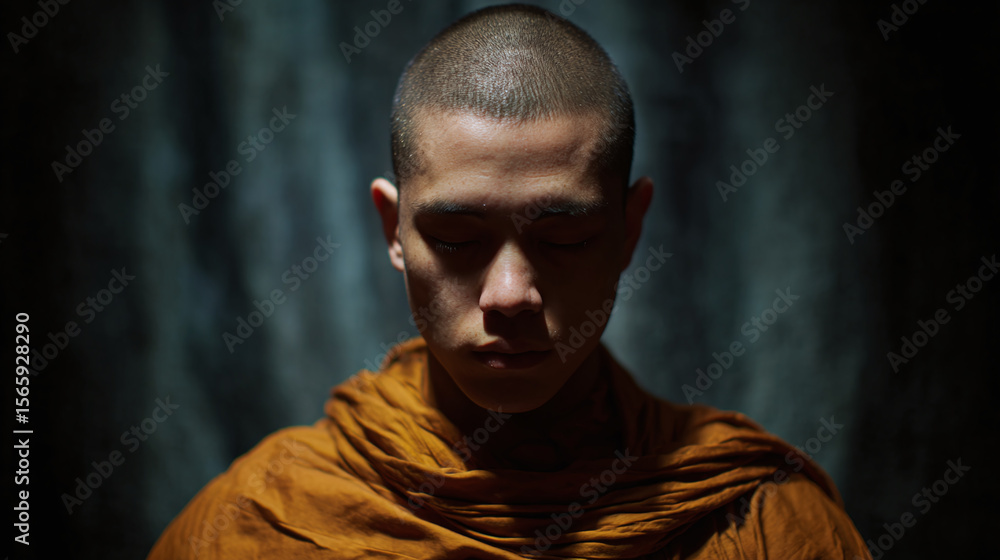 Obraz premium Discover the Essence of Meditation: A Profound Journey into Spirituality and Mindfulness through Peaceful Contemplation and Cultural Traditions