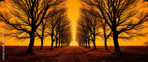 Branches Against the Sunset
