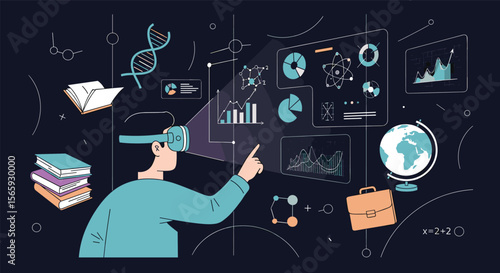 Virtual Reality Enhanced Education and Scientific Research Visualizing Complex Data and Concepts Through Immersive Technology and Interactive Learning Experiences