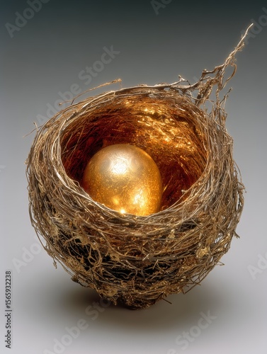 Wallpaper Mural A decorative nest with a glowing orb inside. Torontodigital.ca