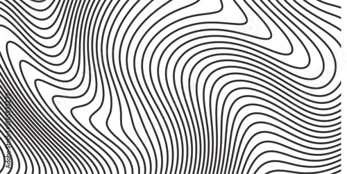 Wallpaper Mural Black wavy line pattern, decorative hatching background, wavy lines texture, grid texture Torontodigital.ca