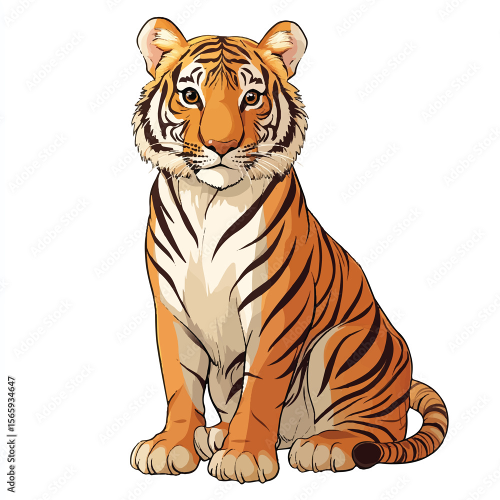 Obraz premium a cute Tiger