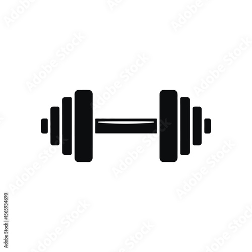 dumbbell isolated on white background