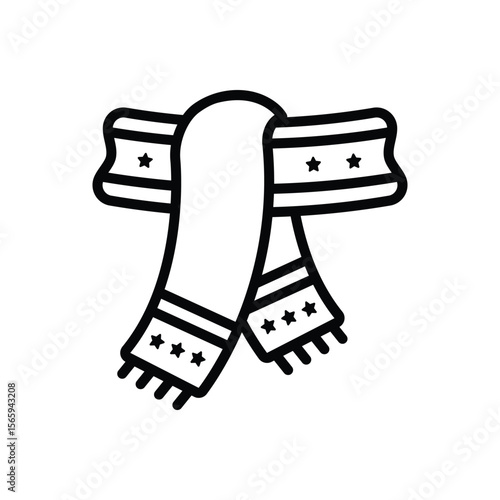 Black line icon for muffler